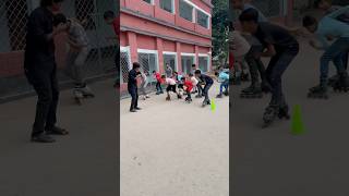 Skating training session  Naogaon Skating Academy [upl. by Delos]