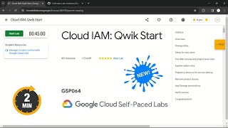 Cloud IAM Qwik Start  GSP064  Solution NEW [upl. by Atinat]