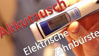 Akkutausch Elektrozahnbürste  wie geht das [upl. by Jackqueline389]