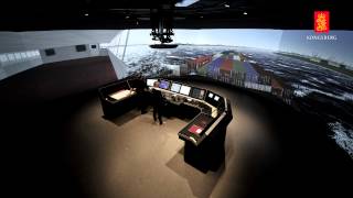 Polaris ships bridge simulator  Kongsberg Digital [upl. by Oruhtra]