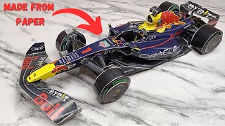 How to make Redbull RB18 F1 car from paper [upl. by Fabiano]