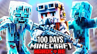 I Survived 100 Days in a FROZEN ZOMBIE APOCALYPSE in Minecraft Hardcore [upl. by Anirual499]