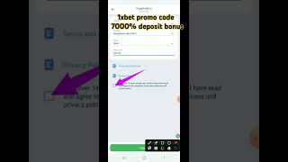 1xbet promo code fast deposit bonus 7000how to registration no 1xbet promo code 2112024 [upl. by Starkey]