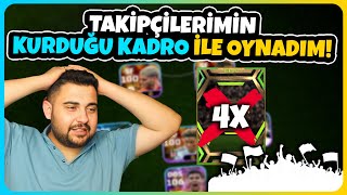 TAKİPÇİLERİM KURDUĞU KADRO İLE KAYBEDERSEM 4 EPİK SİLERİM eFootball Mobile 2025 [upl. by Josephine]