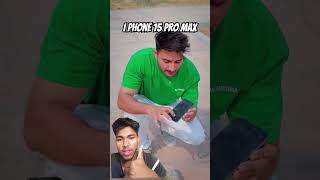 I phone 15 pro max durability test smartphone experiment gadgets smartphone viral [upl. by Durwood]