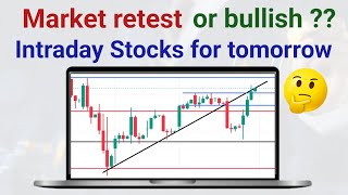 intraday stocks for tomorrow  swing stocks big Market Analysis  intraday [upl. by Drona]