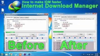 HOW TO INCREASE YOUR DOWNLOAD SPEED  internet download manager [upl. by Eilraep535]