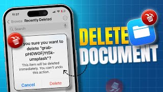 How To Delete Documents From Files On iPhone  How to Delete Folders or Files in iPhone Files [upl. by Junko]