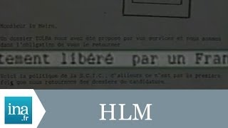 Les quotas dimmigration dans les HLM de Sartrouville   Archive INA [upl. by Drislane]