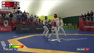 502 Round of 64 Men 59kg AIN S HOIDZ ISR S FINBURD [upl. by Ettebab957]