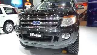 IIMS 2014 All New Ford Ranger 2015 Exterior amp Interior View [upl. by Kciredohr]