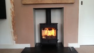 Fireline Multi Fuel Stove Installation Timelapse Video [upl. by Flemming]