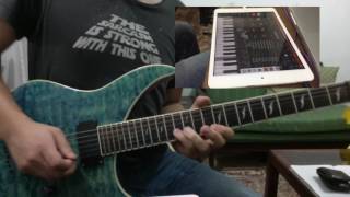 Loopy HD with Sampletank MIDI Guitar 2 and Audiobus in iOS [upl. by Huxham]