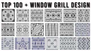 Top 100  Window Grill Designs  New Iron Grill Design নতুন জানালার গ্রিল ডিজাইন [upl. by Elmira213]