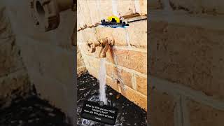 Installing a frost proof Woodford hose faucet plumbingpro plumbingexperts plumbingsolutions [upl. by Whiffen]