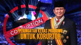 Peringatan Keras Prabowo Untuk Koruptor  Kabar Petang tvOne [upl. by Mackey]