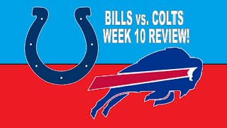 Buffalo Bills vs Indianapolis Colts Week 10 Review [upl. by Auguste]