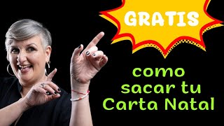 Como obtener el GRAFICO DE MI CARTA NATAL GRATIS by Maresia Nefer [upl. by Kenwrick]