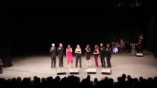 Joanna Forbes LEstrange sings Fascinatin Rhythm with former members of The Swingle Singers [upl. by Aiem62]