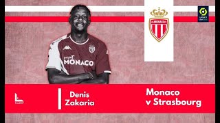 Denis Zakaria vs Strasbourg  2023 [upl. by Annavoj826]