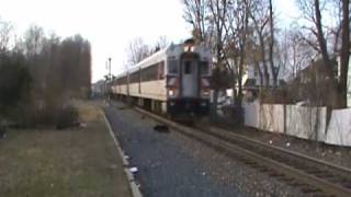 The First Shot Of NJT 5029 Through Berlin w Horn Action a Plenty BEST K5LA EVER [upl. by Neddie356]