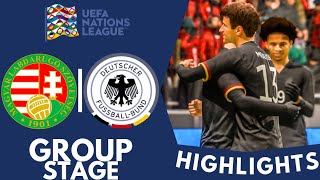 HUNGARY VS GERMANY  UEFA NATIONS LEAGUE 202425  FIFA 22 [upl. by Naillig503]