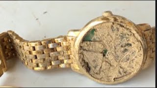 Restoration Old Ｒｏlex watch  Restoring Rolex oyster perpetual date just Fake Swiss watch [upl. by Aelaza233]