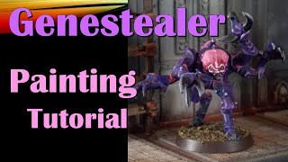 Cancer Awareness Genestealer painting tutorial [upl. by Lebasile]