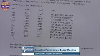 Avoyelles Parish School Board Monthly Meeting  September 17th 2024 [upl. by Lebasi]