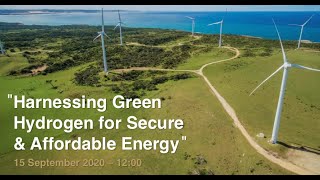 Webinar Harnessing Green Hydrogen for Secure amp Affordable Energy [upl. by Kirshbaum570]