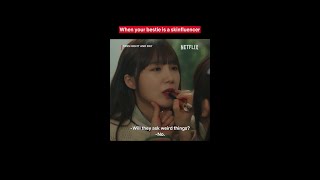 When the Kbeauty skills come in handy MissNightAndDay JeongEunji Netflix [upl. by Llenyr]