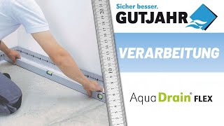 Technik Tipp Eine Linienentwässerung mit AquaDrain FLEX Drainrosten herstellen [upl. by Ominorej492]