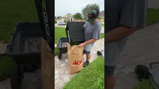 How Many Bags Will It Take Overgrown Lawn Mowing satisfying asmr [upl. by Nerraj]