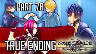 Ultimate Handshake amp Good Ending Part 78True Ending  Sword Art Online Alicization Lycoris [upl. by Jacinto628]