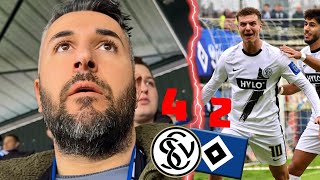 HSV kriegt KLATSCHE  SV Elversberg vs HSV Stadionvlog [upl. by Harneen]