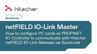 netFIELD IOLink Master  Commissioning netFIELD as Profinet IO Device via Syconnet [upl. by Arvid905]