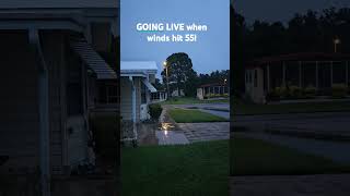 1st Daylight Hurricane Milton Brooksville Florida Hurricanemilton wind rain hurricane florida [upl. by Gregorio]