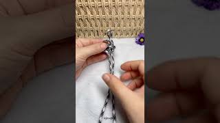 Amazing thread knot DIY video 😍 crochet decoration diy [upl. by Sada520]