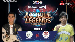 JUARA 3 MOBILE LEGEND SPORA BINOXIDE24 VS RENINA23 [upl. by Baxter]