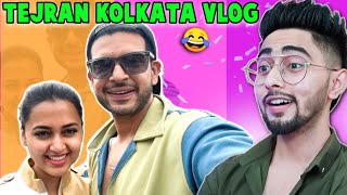 Tejran Kolkata Vlog  Karan Kundra and Tejasswi Prakash Latest Reaction [upl. by Cohlette391]