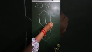 How to draw S letter in 3D  Youtube short  short [upl. by Anoved]