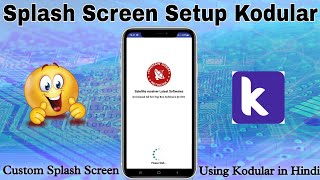 How to create custom Splash screen in Kodular Welcome screen setup in Kodular Online tech support [upl. by Acirretal]