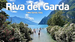 Riva del Garda walking Tour 🦆 Lake Garda Italy 4K HDR [upl. by Adim]