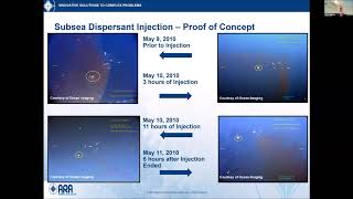 Tom Coolbaugh PhD The value of dispersant use for offshore oil spill response [upl. by Camfort]