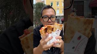 🇮🇹A Cagliari oltre alla pizzetta sfoglia esiste un’altra pizzetta🍕streetfood cagliari [upl. by Dulcinea]