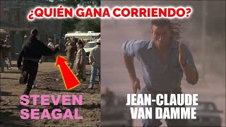 JeanClaude Van Damme vs Steven Seagal CORRIENDO · RUNNING [upl. by Feola93]