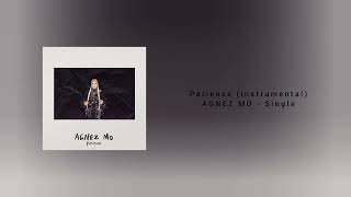 Patience instrumentalkaraoke AGNEZ MO  Single [upl. by Agustin313]