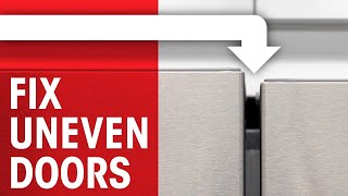 How To Adjust Your Refrigerator Door EASY FIX [upl. by Maleen635]