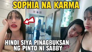 HINDI PINAGBUKSAN NG PINTO SI SOPHIA NI SABBY KARMA NA BA YAN NI SOPHIAsabbyandsophia yabby [upl. by Knowlton870]