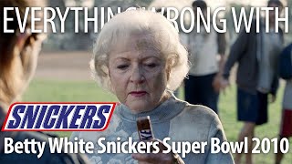 Everything Wrong With Snickers  quotBetty White Super Bowl 2010quot [upl. by Henden]